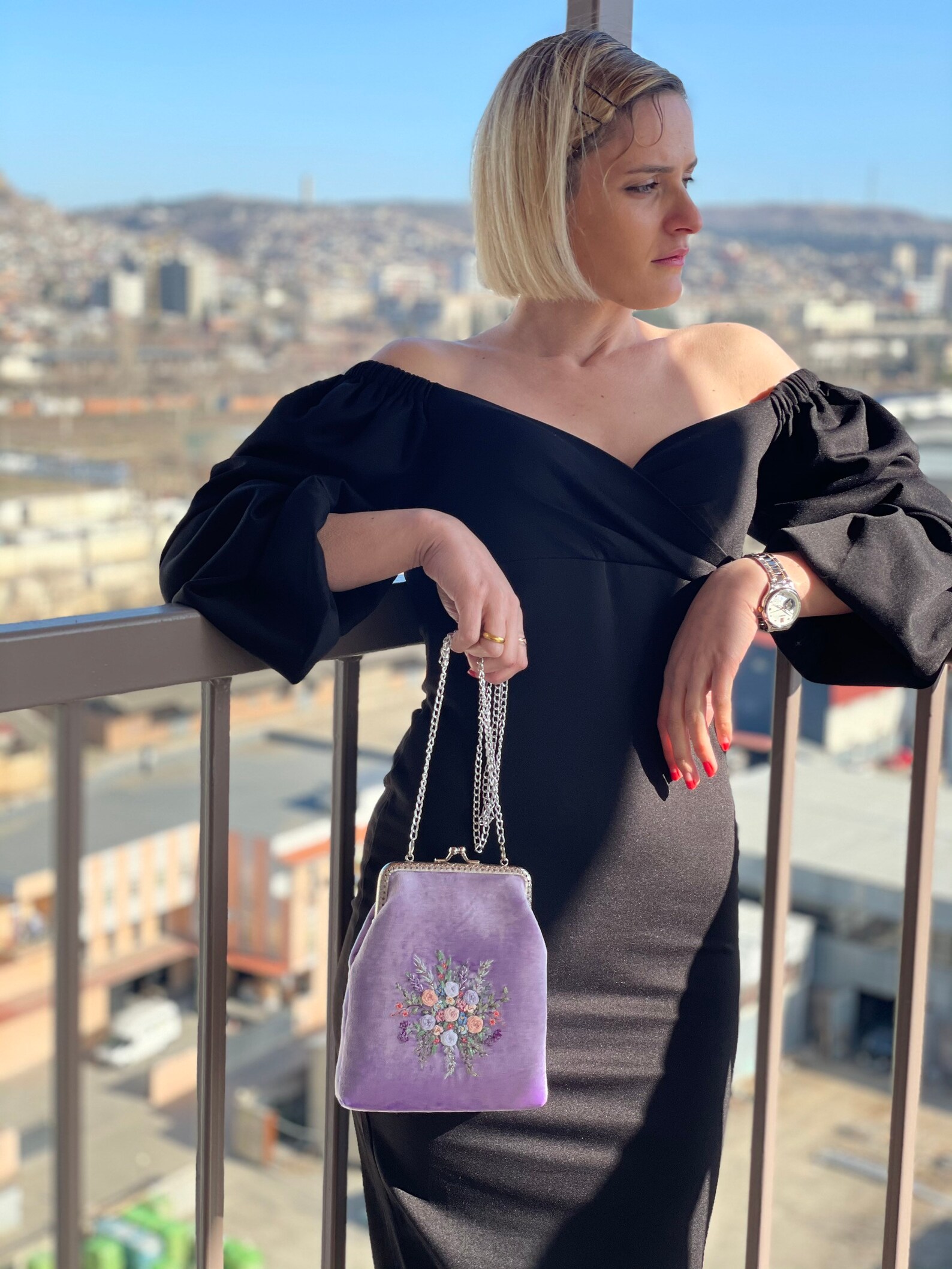 Purple Silk Velvet Indulgence
