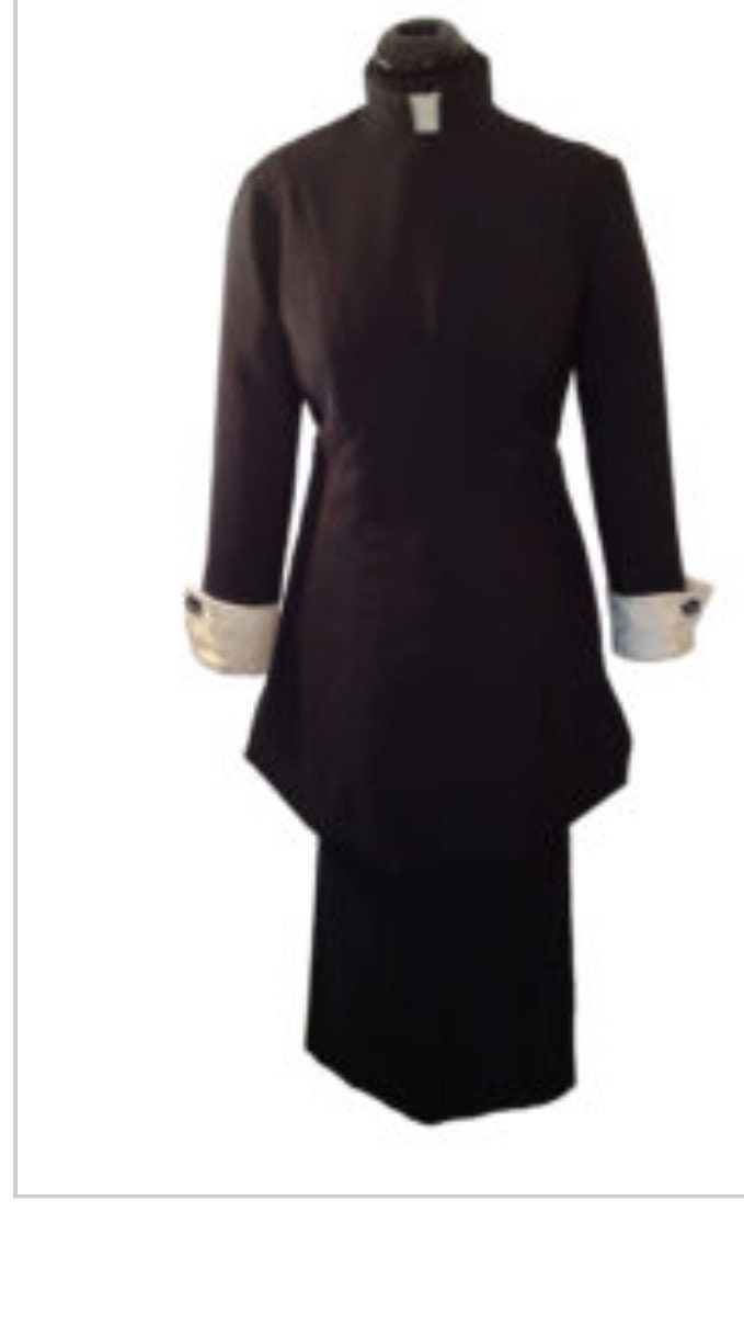 Women's Clergy Suit - Black