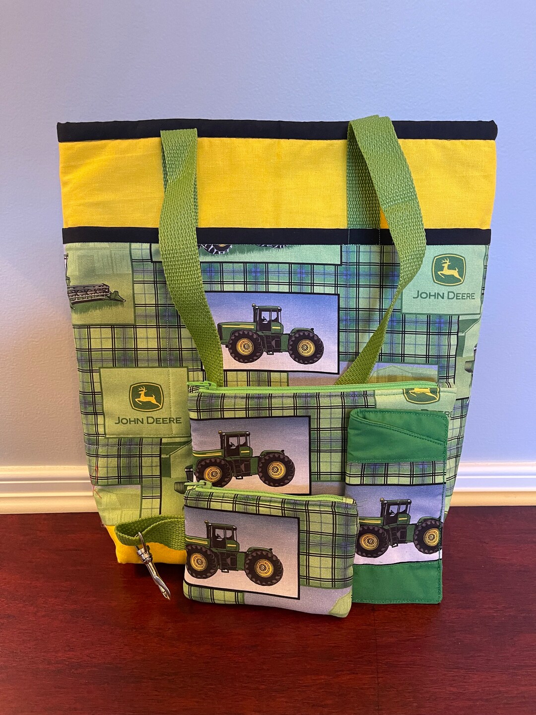 John Deere Bag With Accessory Pouches Etsy