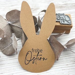 Stempel Frohe Ostern, Schöne Ostern, Hase, Osterhase, handmade, DIY Karten, Ostergruß