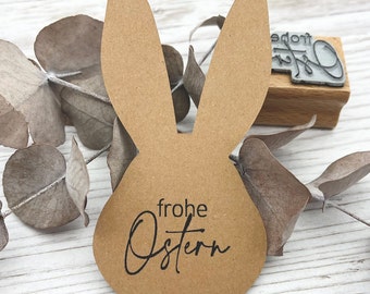 Stempel Frohe Ostern, Schöne Ostern, Hase, Osterhase, handmade, DIY Karten, Ostergruß