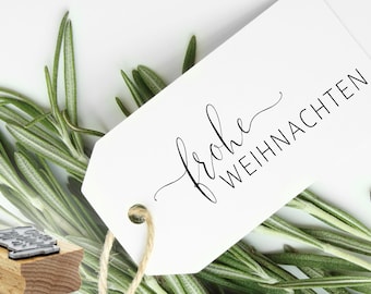 Stempel Frohe Weihnachten