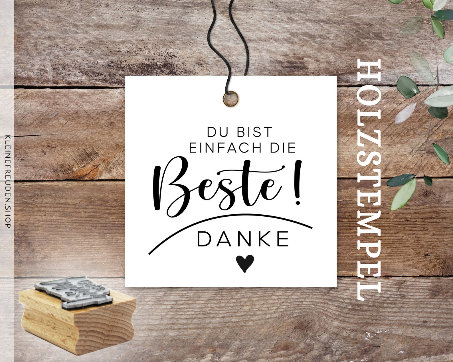 Stempel Danke Du Bist Einfach Die Beste Vielen Dank - Etsy