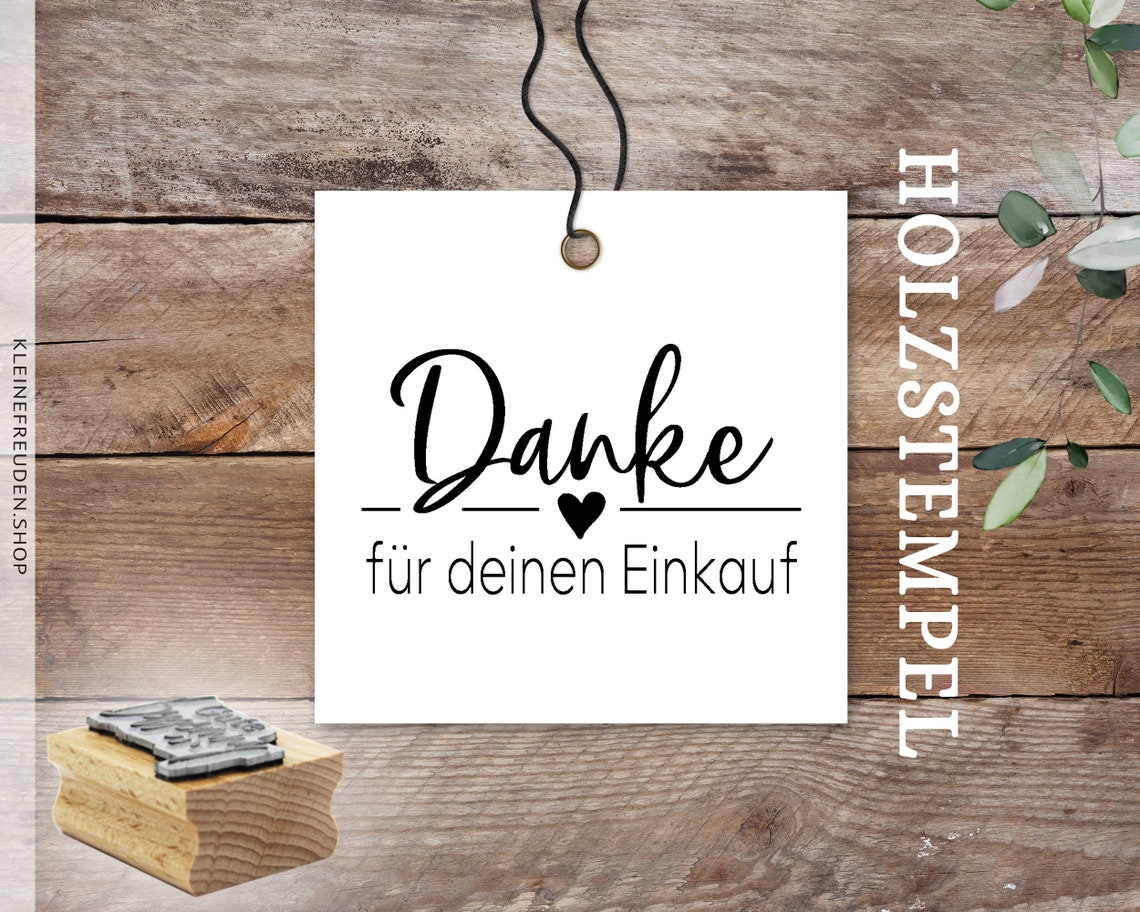Stempel Danke für deinen Einkauf Bestellung Shop | Etsy