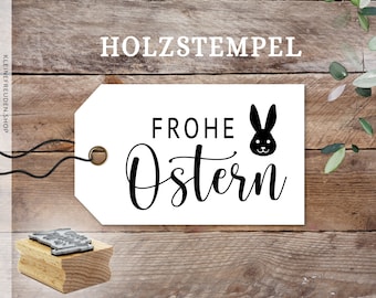 Stempel Frohe Ostern, Schöne Ostern, Hase, Osterhase, DIY, Basteln, Karten