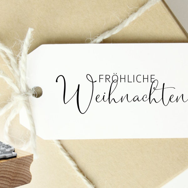 Stempel Fröhliche Weihnachten