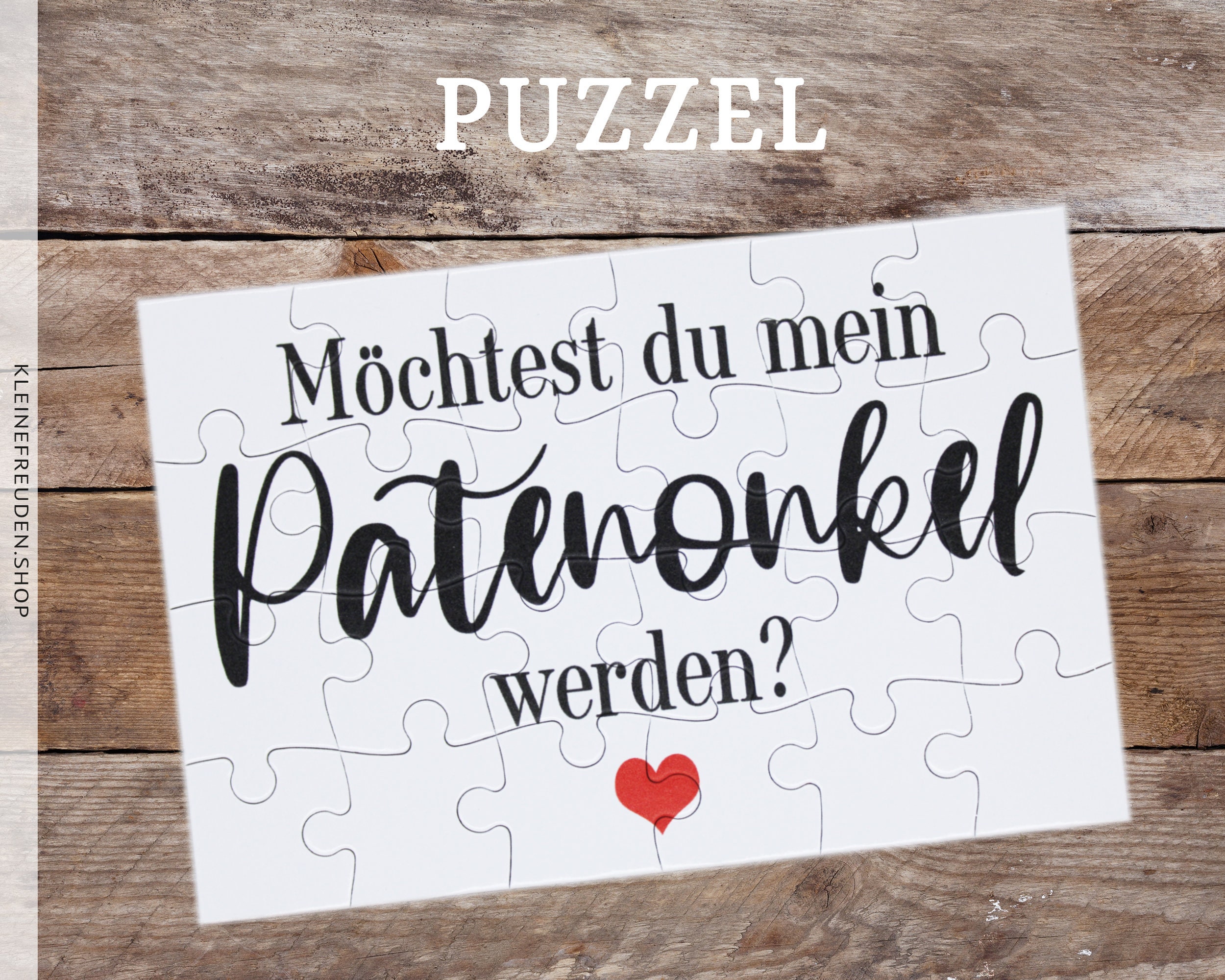 Puzzle Patenonkel Möchtest Du Mein Patenonkel Werden - Etsy UK