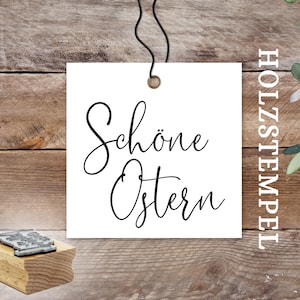 Stempel Schöne Ostern, Frohe Ostern, Hase, Osterhase, handmade, DIY Karten