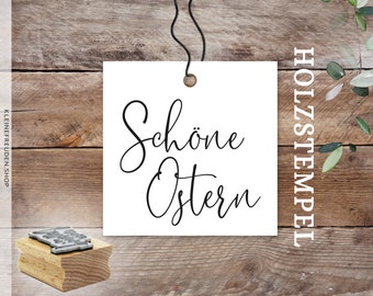 Stempel Schöne Ostern, Frohe Ostern, Hase, Osterhase, handmade, DIY Karten