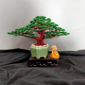 Deco the Living Room, Wire Bonsai Art, Zen Garden, Copper Ornament, Wire Bonsai, Wire Bonsai Tree Sculpture, Indoor Bonsai Tree