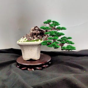 Desk Decoration, New Home Gift, Decorative Tree, Suitable for New Home Gift, Suitable for Garden Decor, Wire Bonsai Tree Sculpture