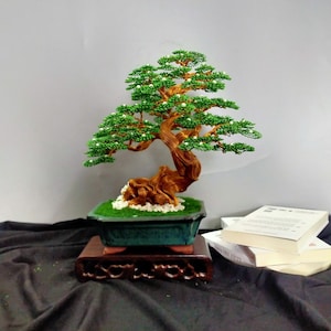 Jewelry Tree, Home Decor, Copper Tree, Japan Style, Wire Bonsai Sculpture, Mini Bonsai Sculpture, Windy Brass Wire Bonsai Tree