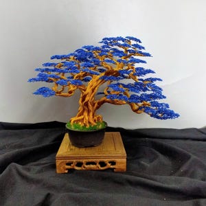 Handmade Wire Bonsai Tree Art | Unique Anniversary or Birthday Gift