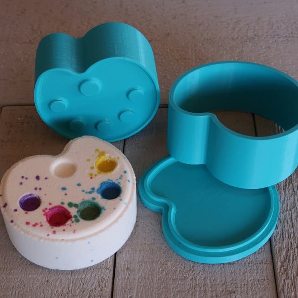 Paint Palette Mold Etsy