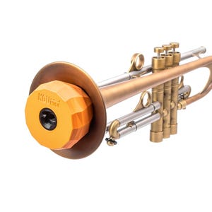 KGUmusic Trumpet Anytime Practice Mute | Orange