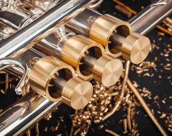 悠*様 Vincent Bach Gold-Plated Trim Kit Vincent Bach gold plated trim kit