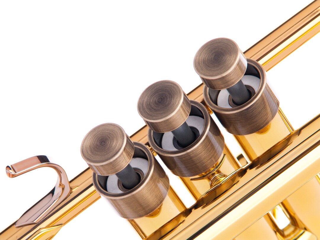 Bach HEAVY Trumpet Trim Kit. Antique Bronze Lacquer. Kgubrass for All