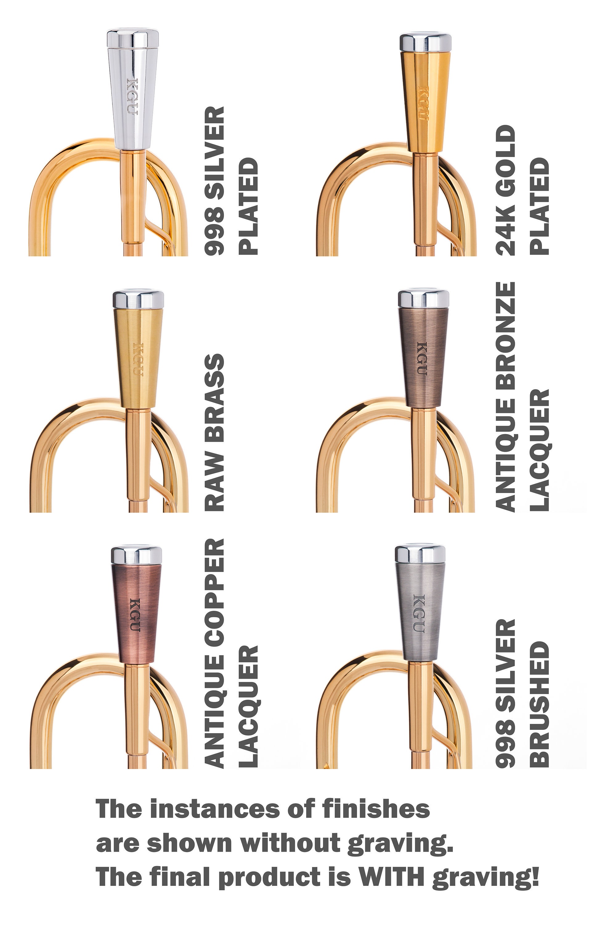 Trumpet Mouthpiece Booster by Kgubrass. Custom Made CONE DRAGON. 7