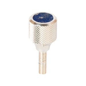 Saxophone Heavy Neck Screw 157. 998 Silver Plated with natural stones. Custom Neck Screw for Soprano, Alto, Tenor, Baritone Sax by KGUMusic