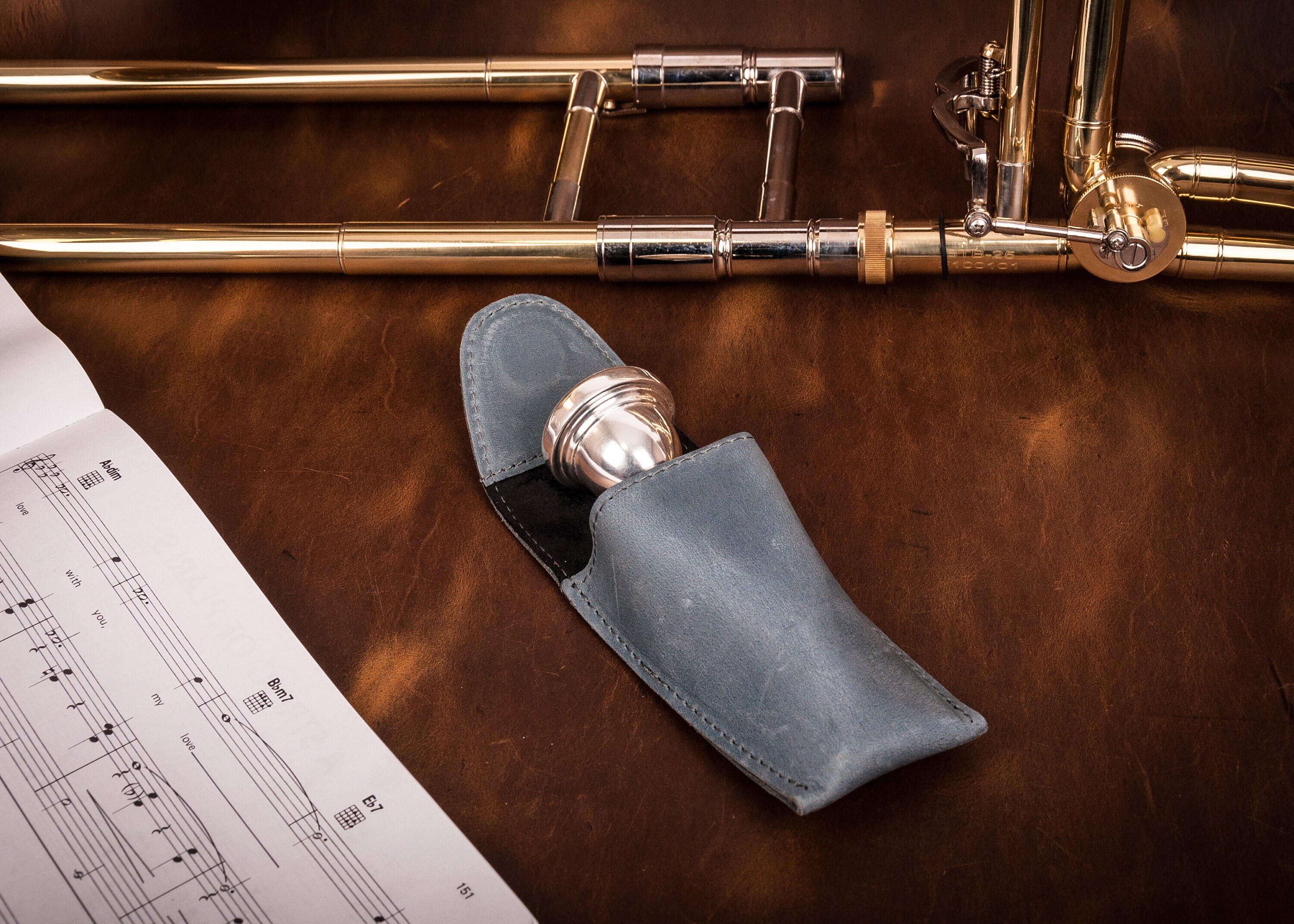Trombone / Euphonium Mouthpiece Pouch Kgubrass SINGLE Etsy UK
