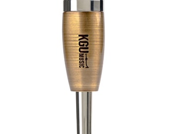 Trumpet Mouthpiece Booster by KGUBrass. Custom made BULLET. Antique Bronze Lacquer finish