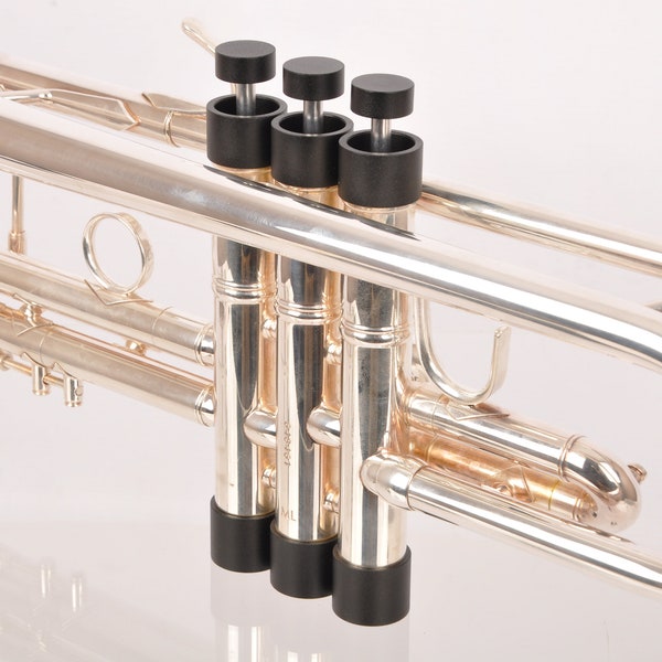 HEAVY Trumpet Trim Kit Valve set Black Edition by KGUmusic. Trumpet valve set, accessories for trumpet