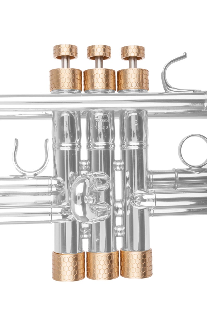 Yamaha Custom HEAVY Trumpet Trim Kit. Artistic HONEY Style. Kgubrass ...