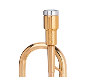 Trumpet Mouthpiece Booster KGUBrass. ROCKET 24K Gold Plated