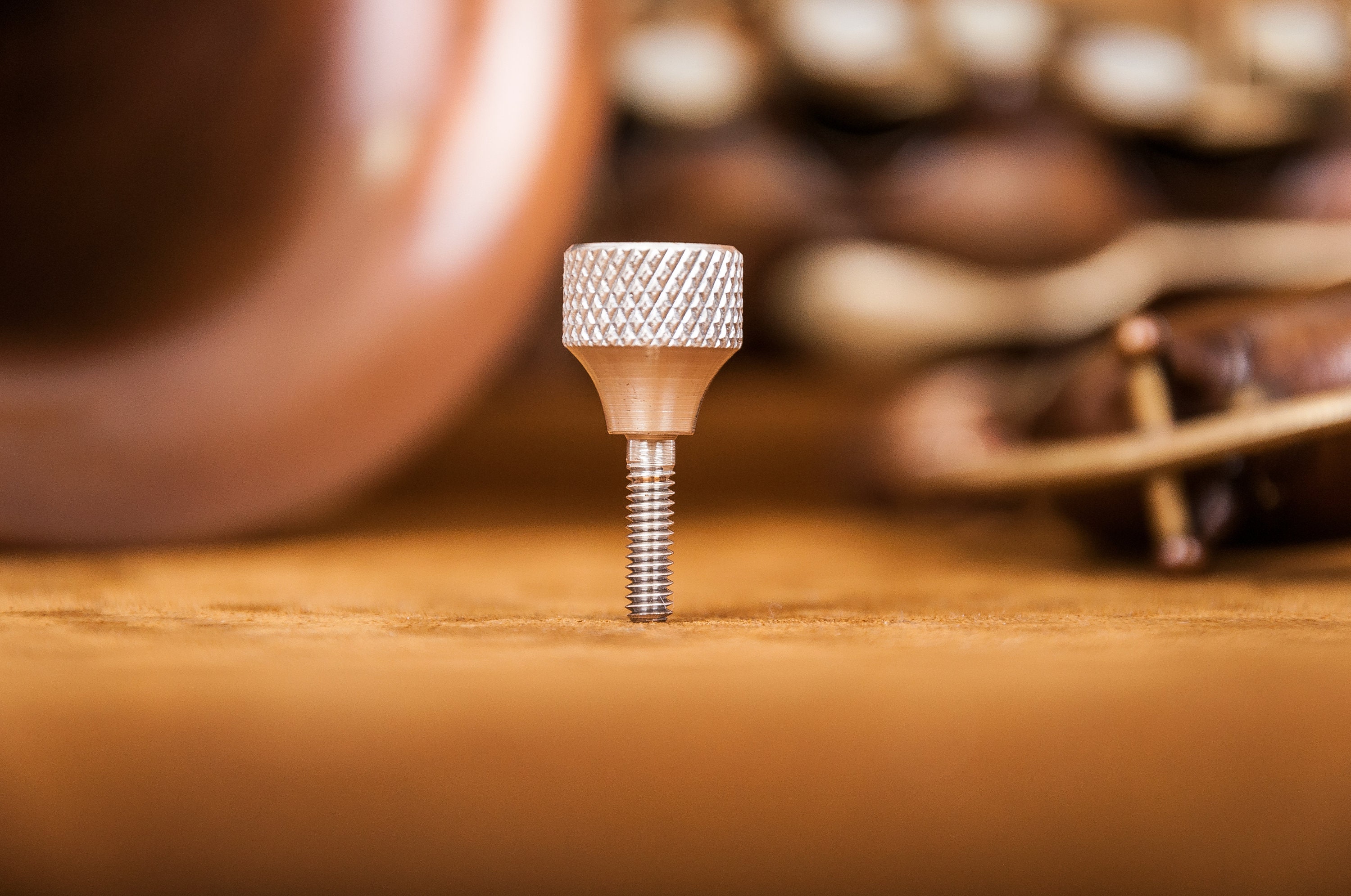 Yamaha Saxophone HEAVY Neck Screw. Kgubrass 143. 998 Silver Brushed. 6