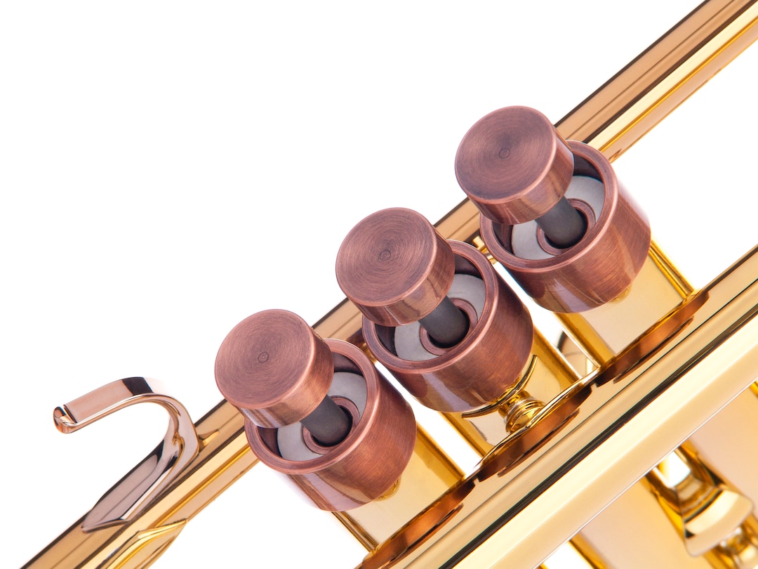 Yamaha HEAVY Trumpet Trim Kit. Antique Copper Lacquer. Etsy