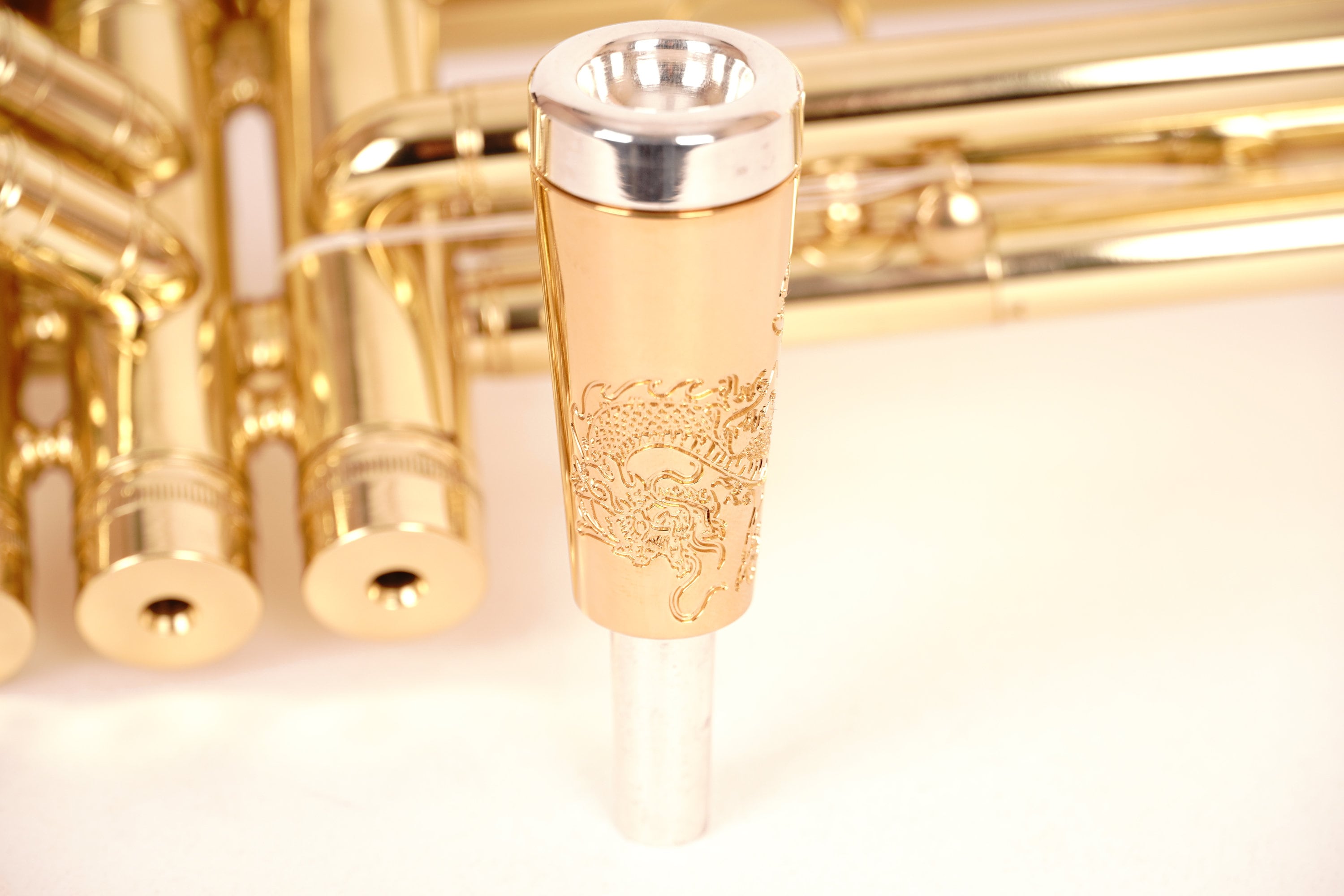 KGU BRASS CONE DRAGON Mouthpiece Booster