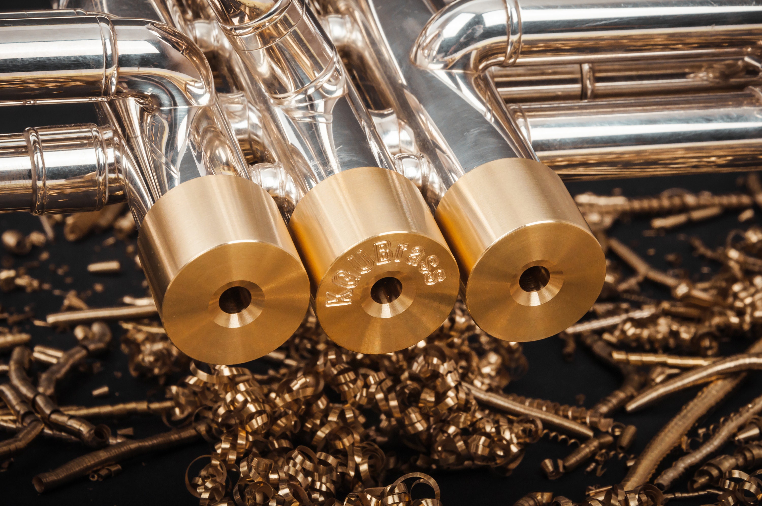 バックトランペット ヘビートリムキット：KGUBrass、パーソナライズ