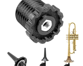 ホルン用スタンド＋コルネット⇒フリューゲルホルンマウスピースアダプター トランペット用マウスピースアダプター：フリューゲルホルン、フレンチ
