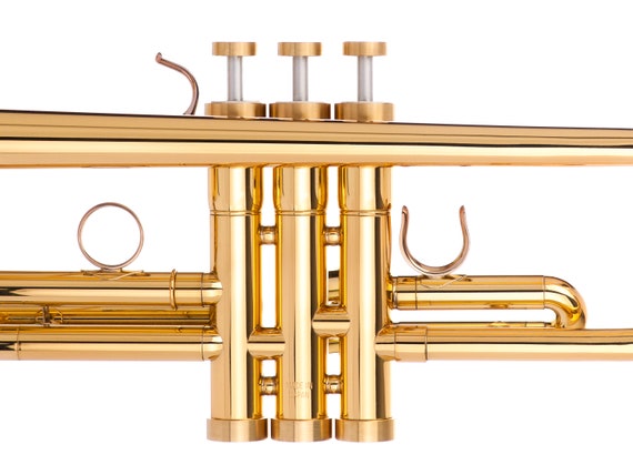 KGU MUSIC Bachトランペット用 トリムキット　ライト　ラピス石付き Bach Trumpet LIGHT Trim Kit by KGU Music for All