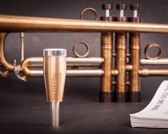 Trumpet Mouthpiece Booster. KGUBrass. Custome Made CLASSIC Trumpet BOOSTER. Raw Brass Color