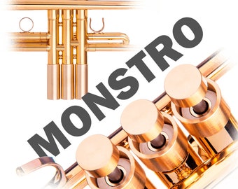 Bach Customed Heavy Trumpet Trim Kit. Extra MONSTRO style. KGUBrass for All Stradivarius models.