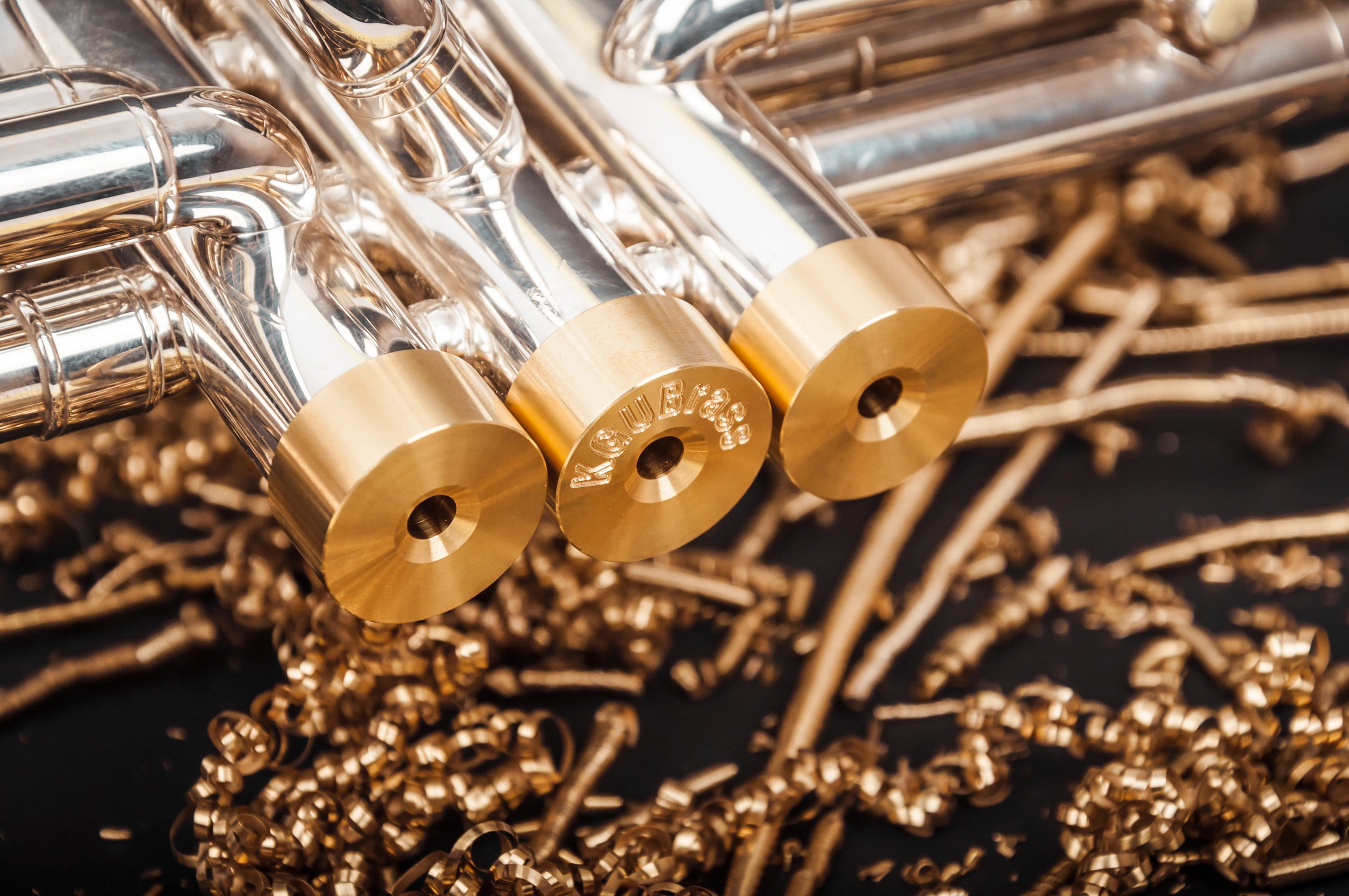 Yamaha Trumpet MEDIUM Trim Kit. Raw Brass. Kgubrass for All YTR