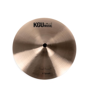 The SPLASH 8&quot; Cymbal Custom from the KGUmusic Traditional Series. Drummer cymbals. Professional drum cymbals Metal