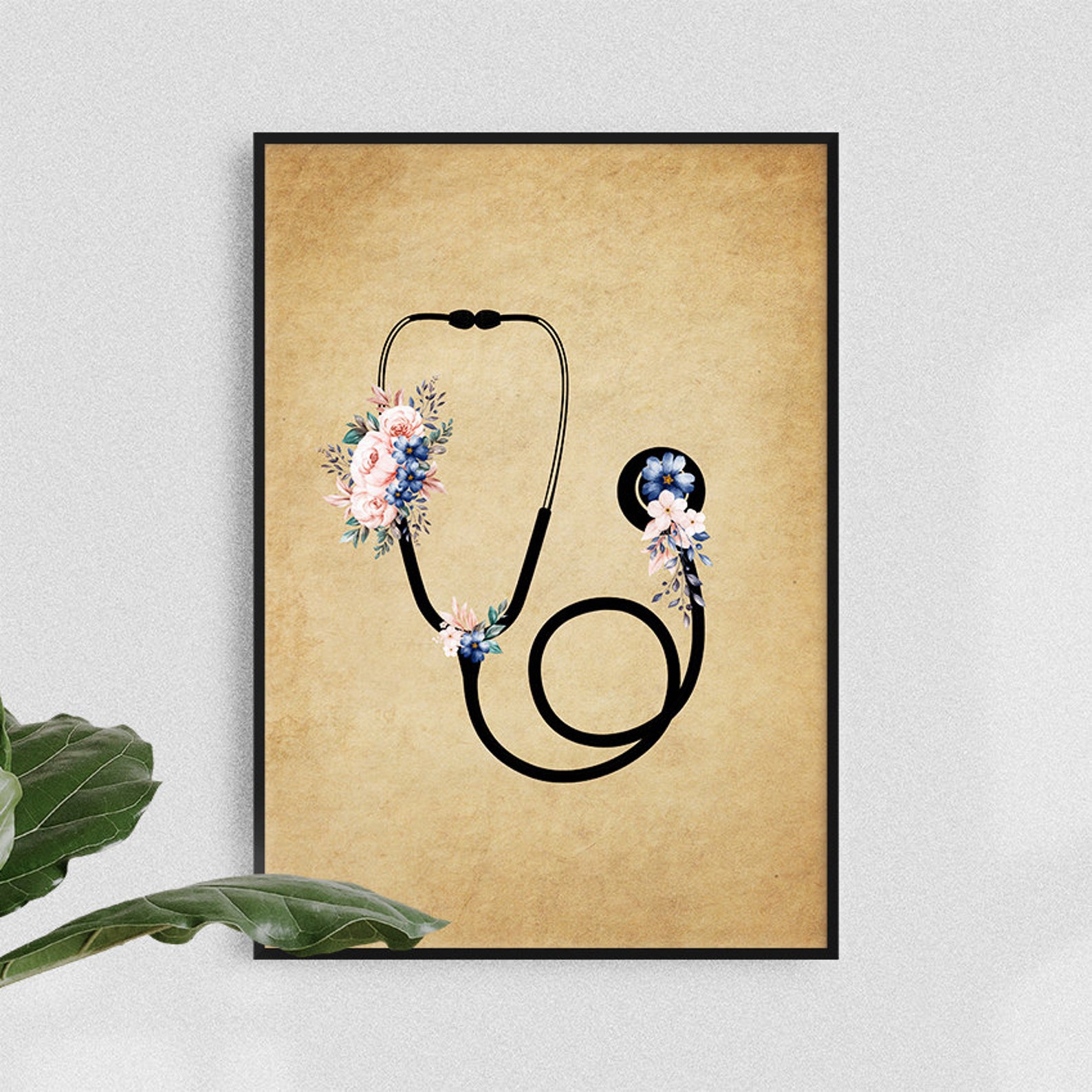 Stethoscope Art, Medical Art, Pediatrician Office Wall Art, School