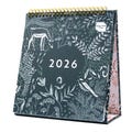 2026 Floral Desk Calendar: Monthly Flip Calendar