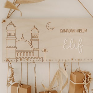 Ramadan Kalender für Kinder zum Selbstfüllen DIY mit 30 Türchen