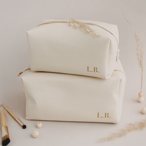 Personalisierte Kosmetiktasche mit Intialen oder Name | Personalisierter Kosmetikbeutel | personalisierte Kulturtasche | Schminktasche