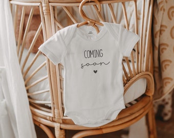 Baby body for pregnancy announcement | Announcing pregnancy | Baby | Onesie | coming soon | Tales of Marley