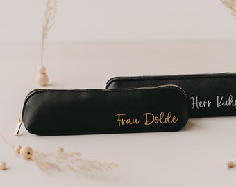 Personalized pencil case with name | Pencil case teacher gift | Case as a thank you gift for teachers