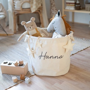 Personalized Toy Storage Basket | Personalized children's room decoration | Storage for toys