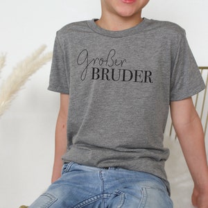 T-Shirt Großer Bruder für Kinder & Geschwister Geschwistershirts Großer Bruder Shirt Schwangerschaft verkünden Tales of Marley Bild 1