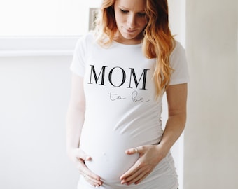 Maternity shirt "MOM to be" for expectant mothers | T-Shirt Pregnancy | Pregnancy Announcement | MOM shirt