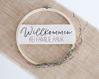 Willkommen Zuhause Schild Basteln