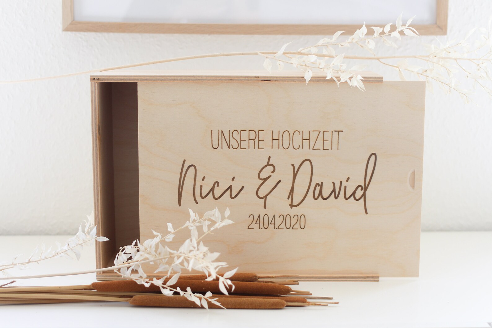 Personalisierte Erinnerungskiste Unsere Hochzeit Etsy