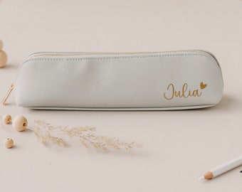 Personalized pencil case with name and heart | pencil case teacher gift | Case as a thank you gift for teachers of Tales of Marley